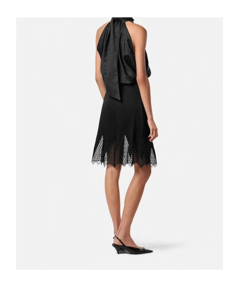 Lace-Detailed Skirt