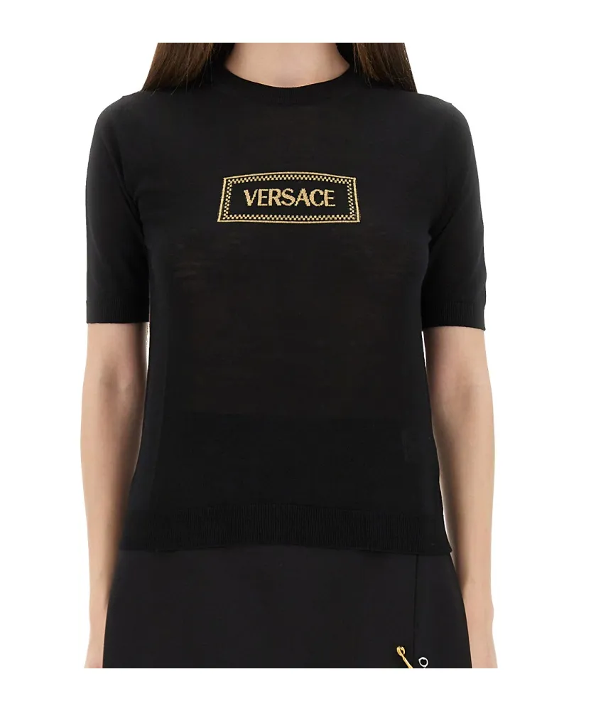 Short-Sleeved Crewneck Jumper
