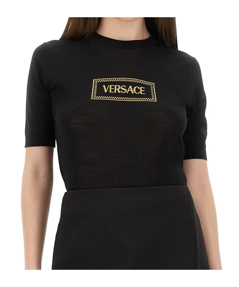Short-Sleeved Crewneck Jumper