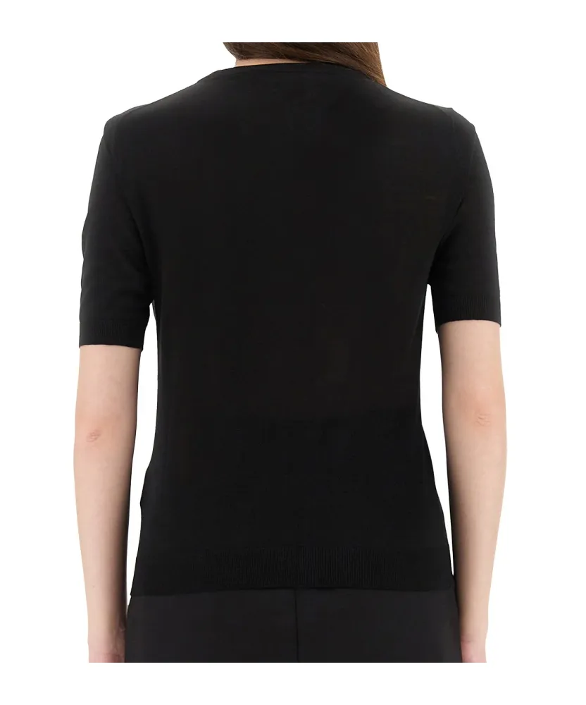 Short-Sleeved Crewneck Jumper