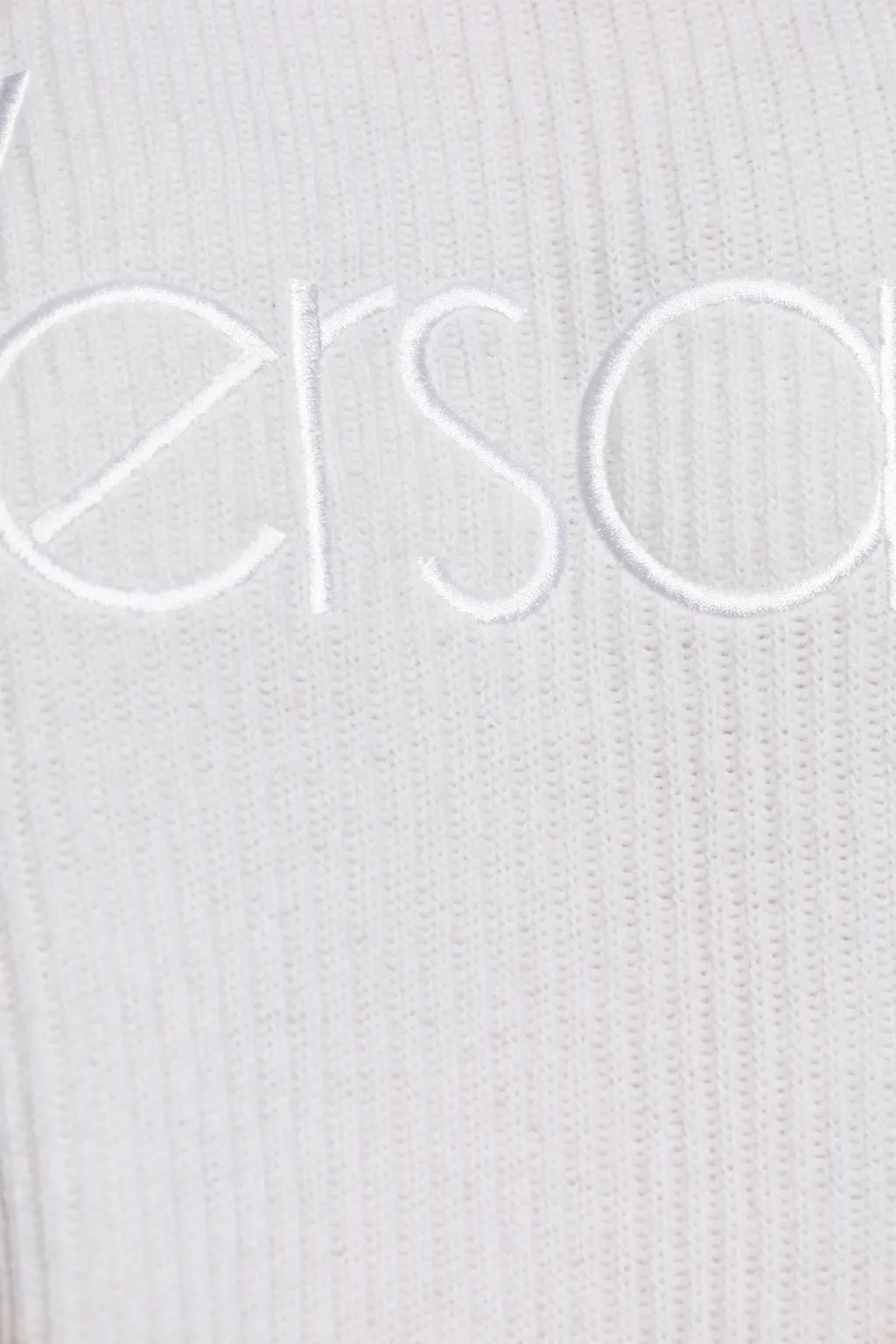 Logo Embroidered Knitted Jumper