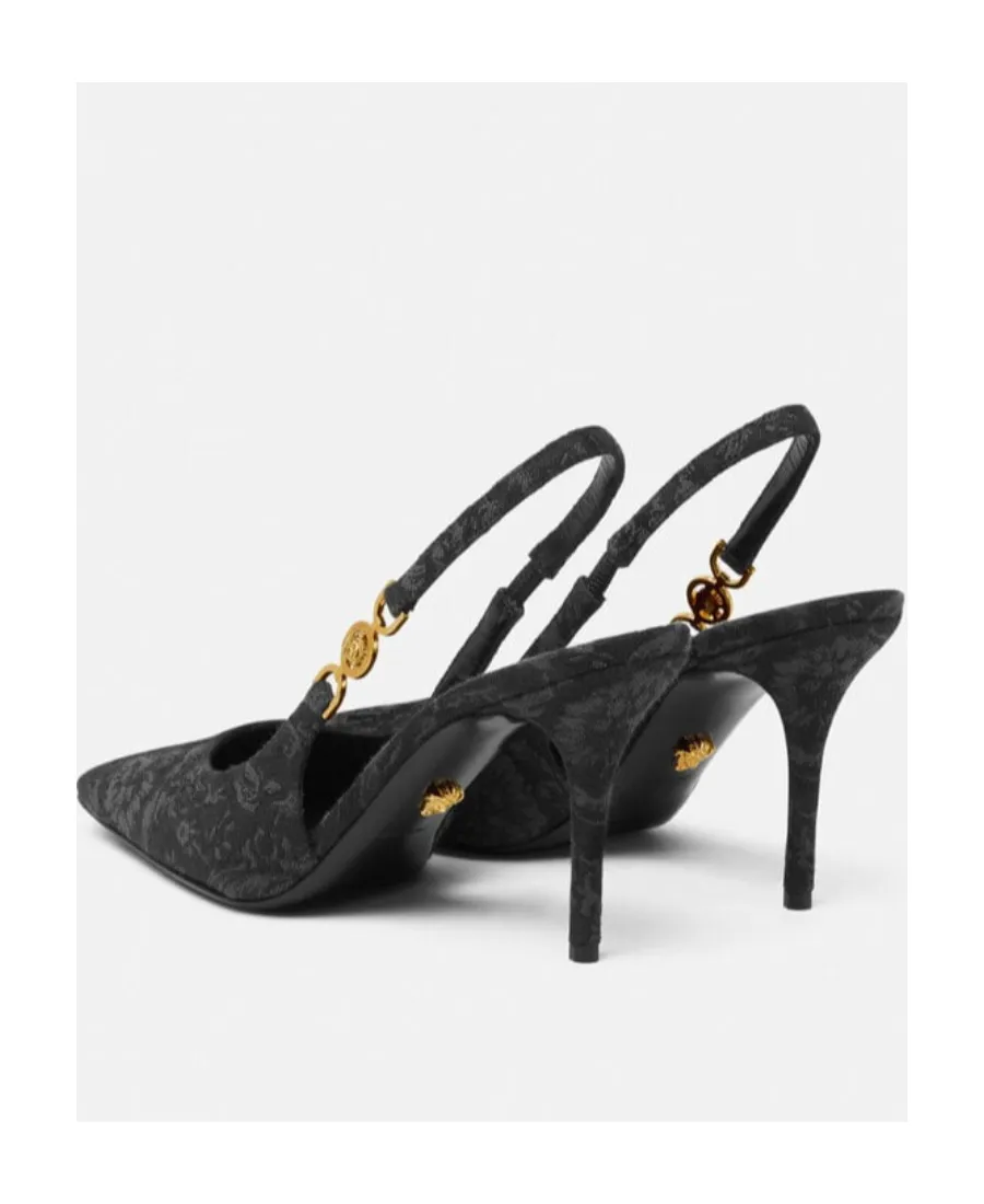 Barocco Medusa '95 High-Heeled Slingback Pumps