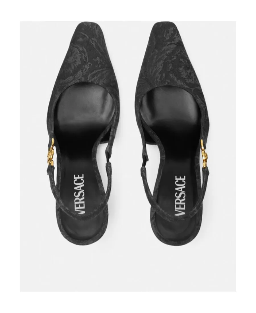 Barocco Medusa '95 High-Heeled Slingback Pumps