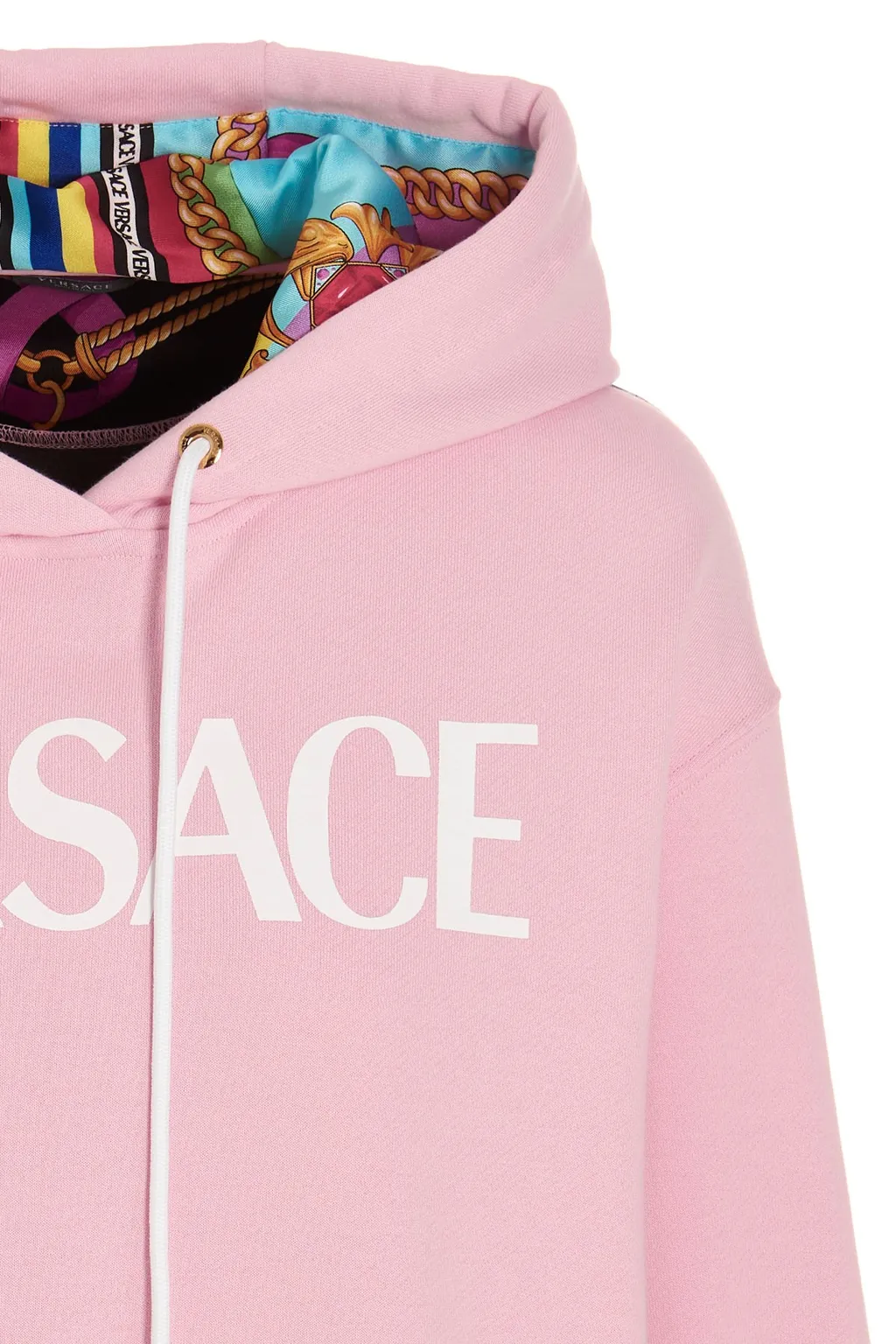 Logo Printed Drawstring Hoodie