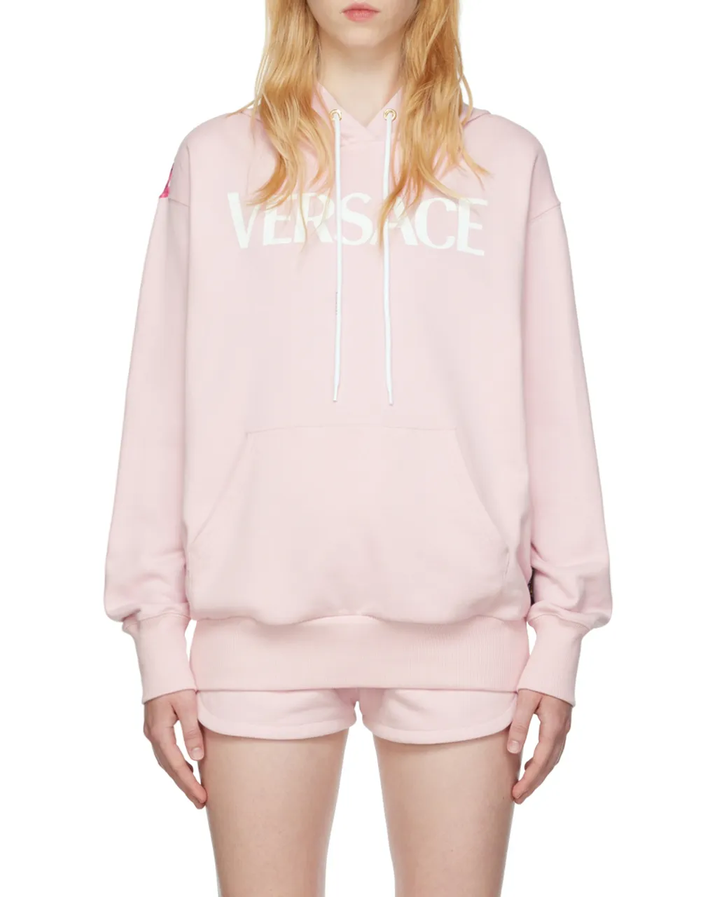 Logo Printed Drawstring Hoodie
