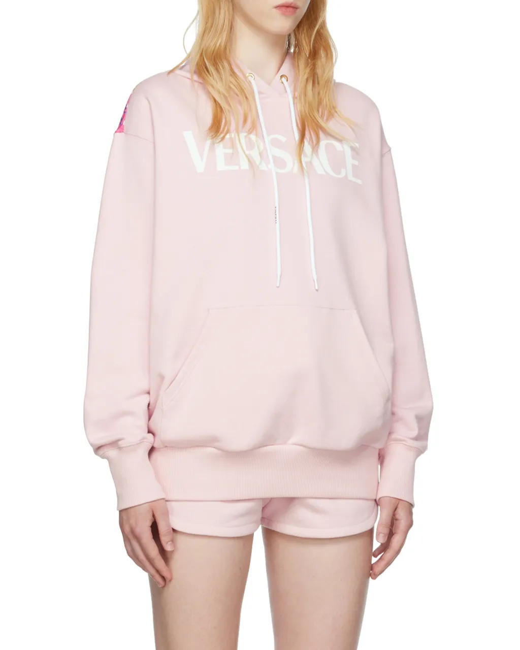 Logo Printed Drawstring Hoodie