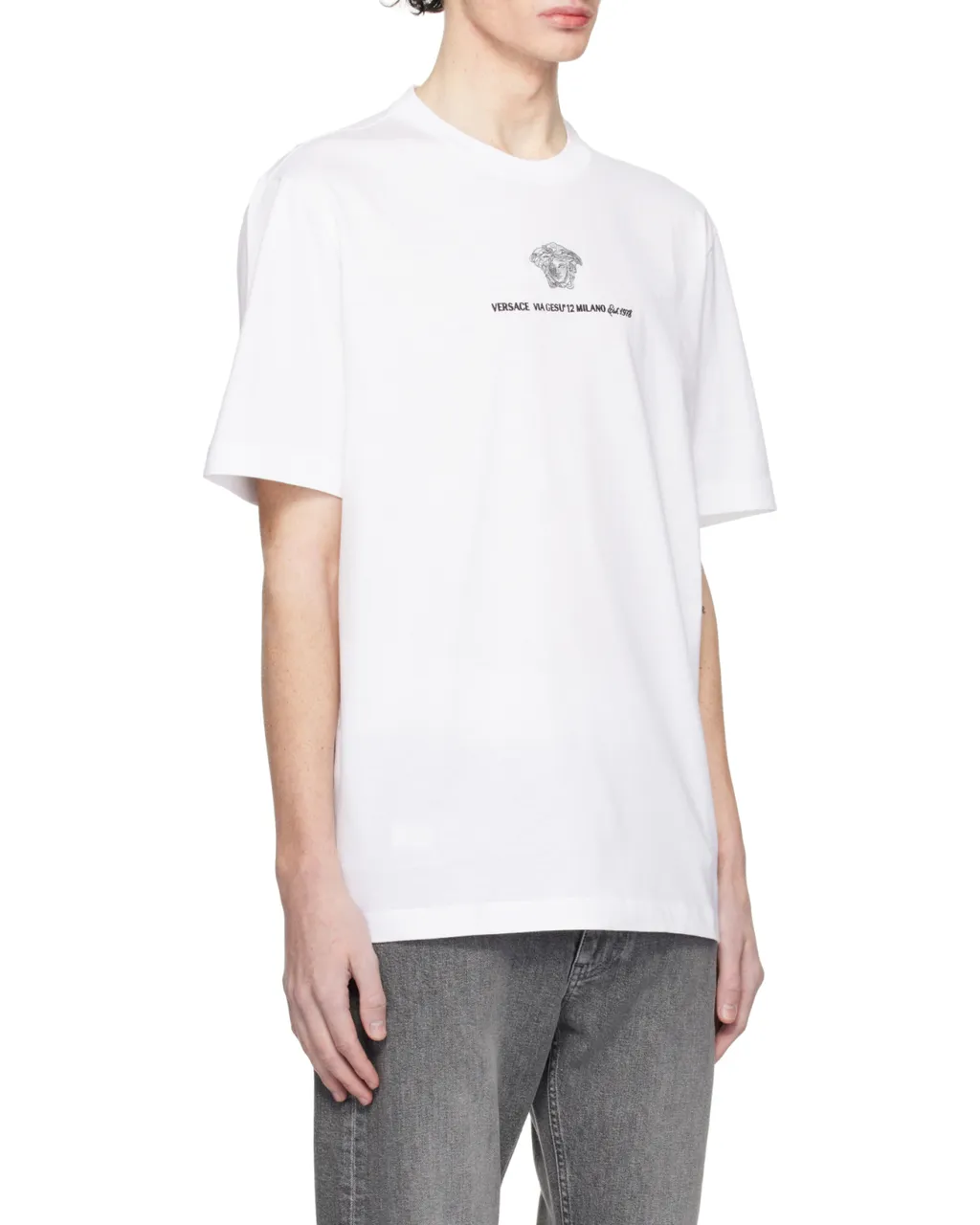 Logo Embroidered Crewneck T-Shirt