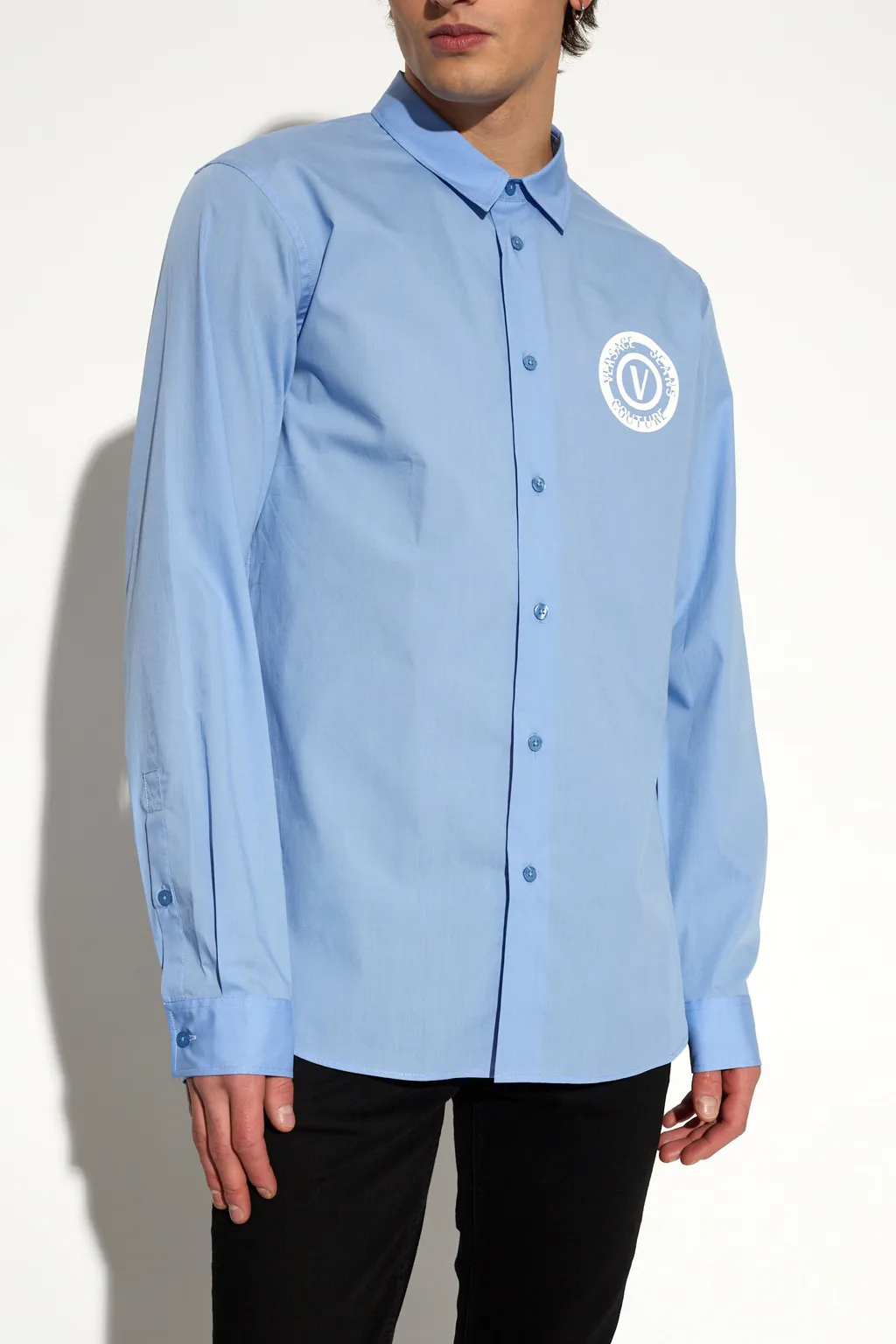 Logo Print Long-Sleeved Shirt