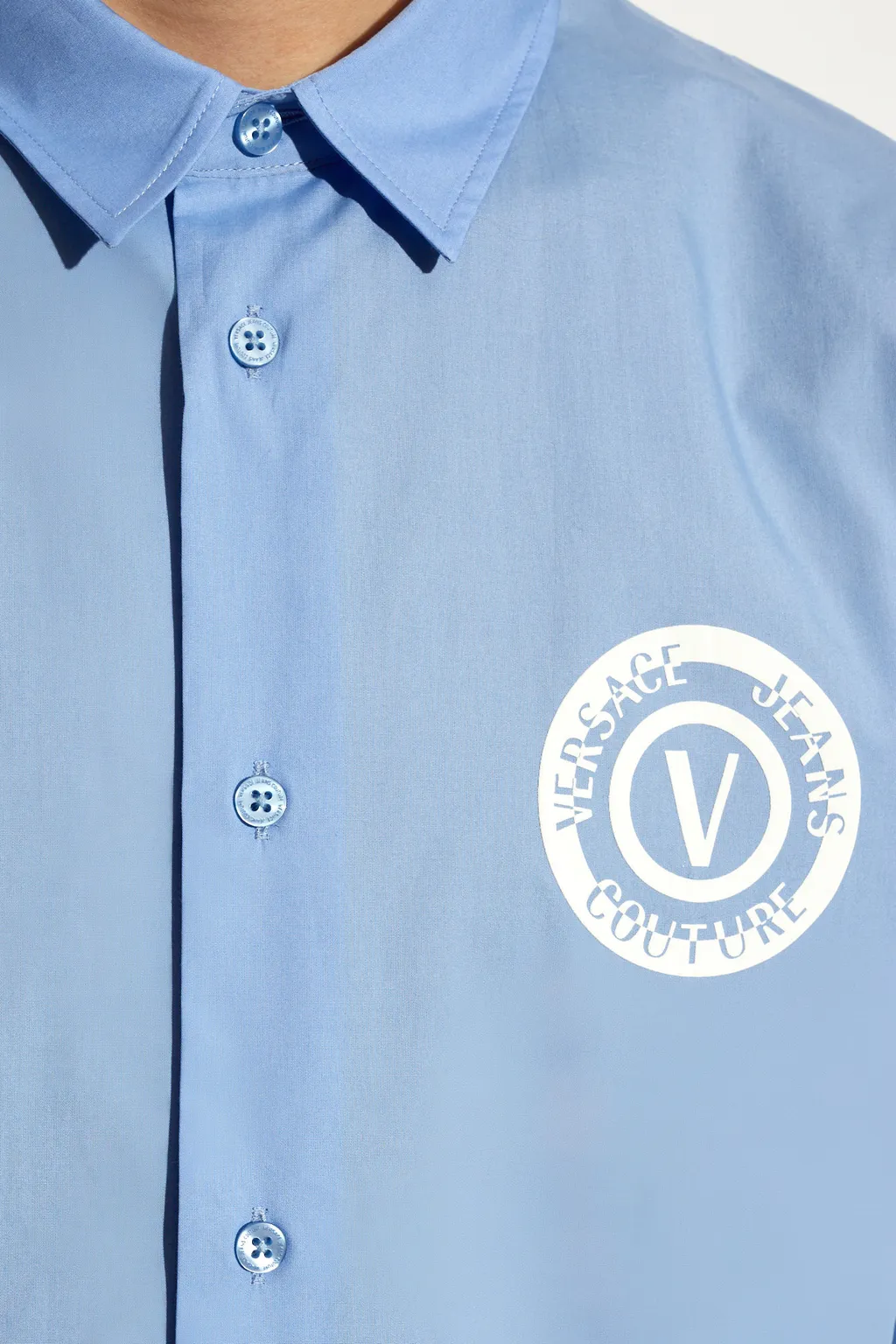 Logo Print Long-Sleeved Shirt