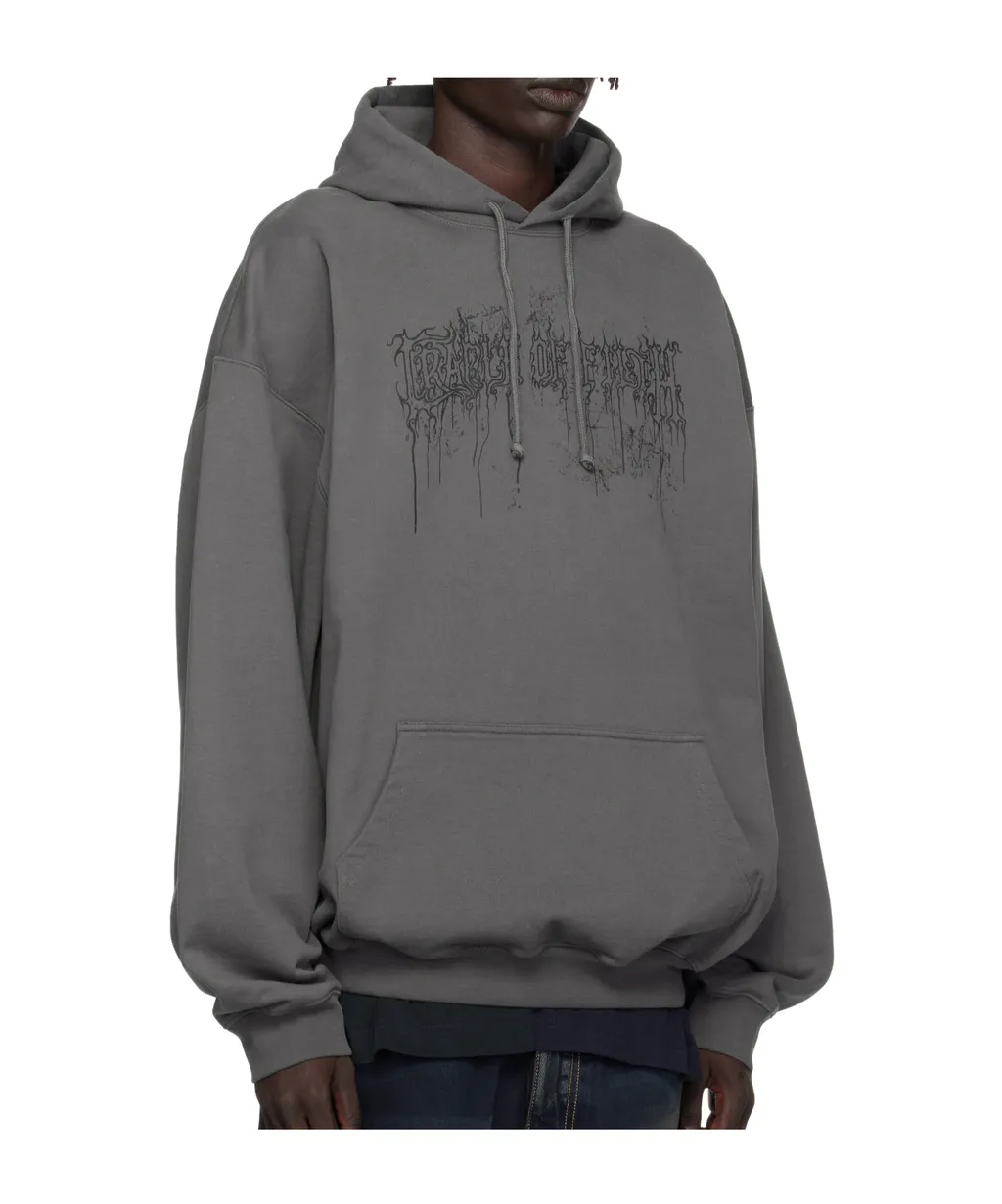 Graphic-Print Long-Sleeve Hoodie
