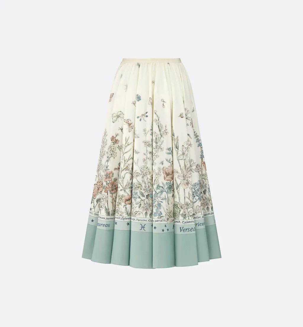 Mid-Length Flared Skirt