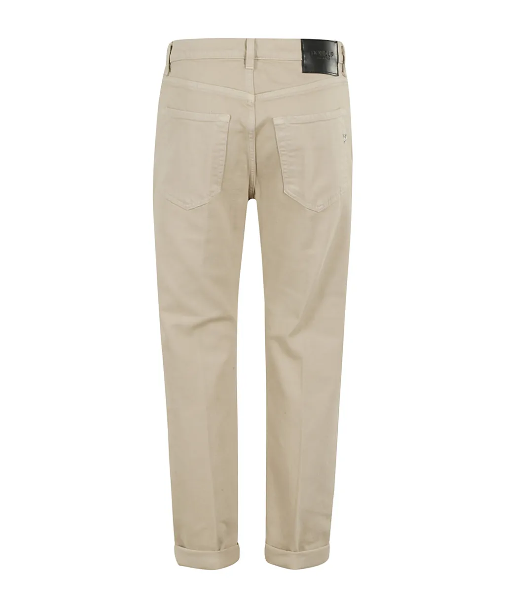 Belt-Loop Casual Pants