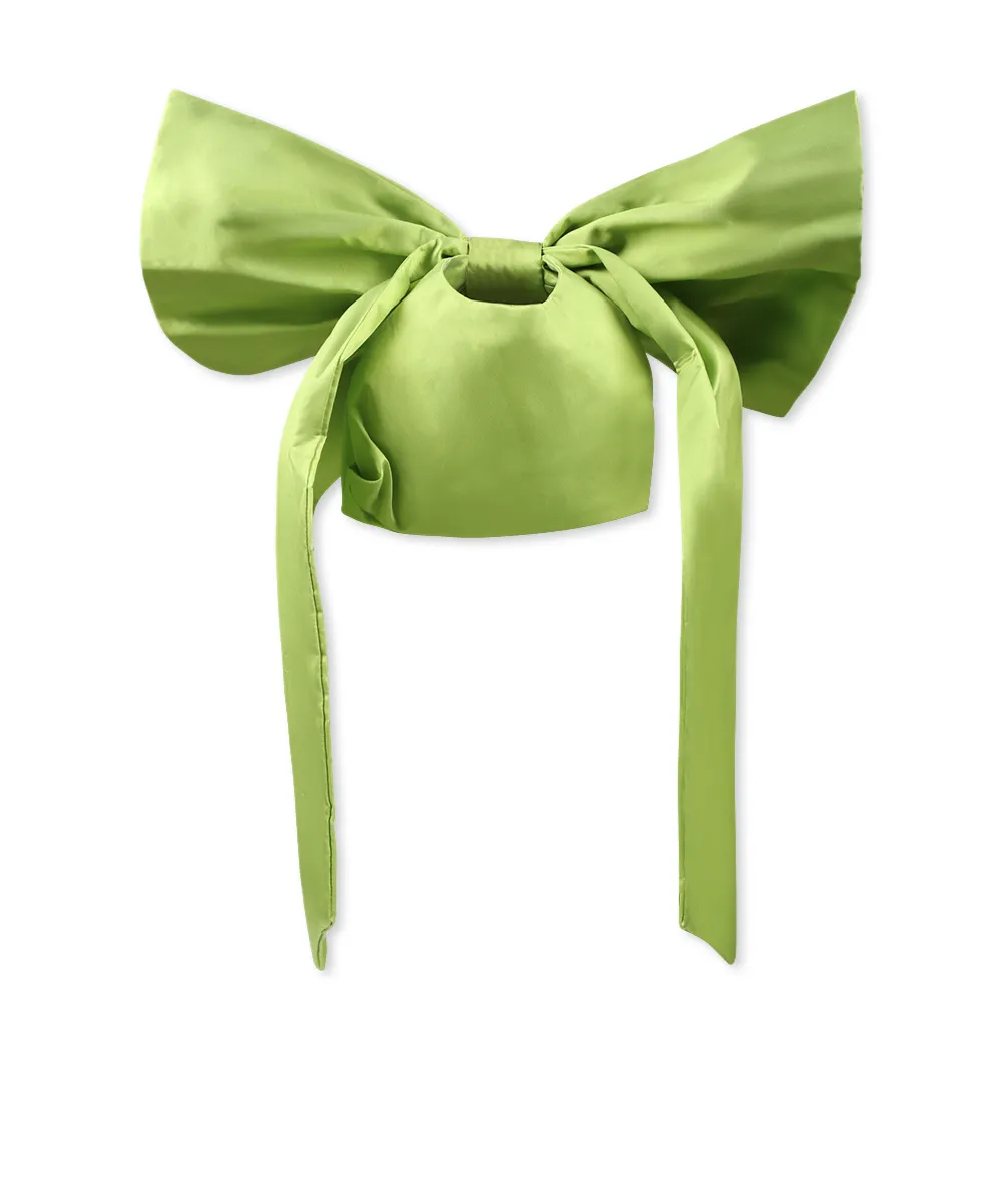 Bow-Motif Tote Bag