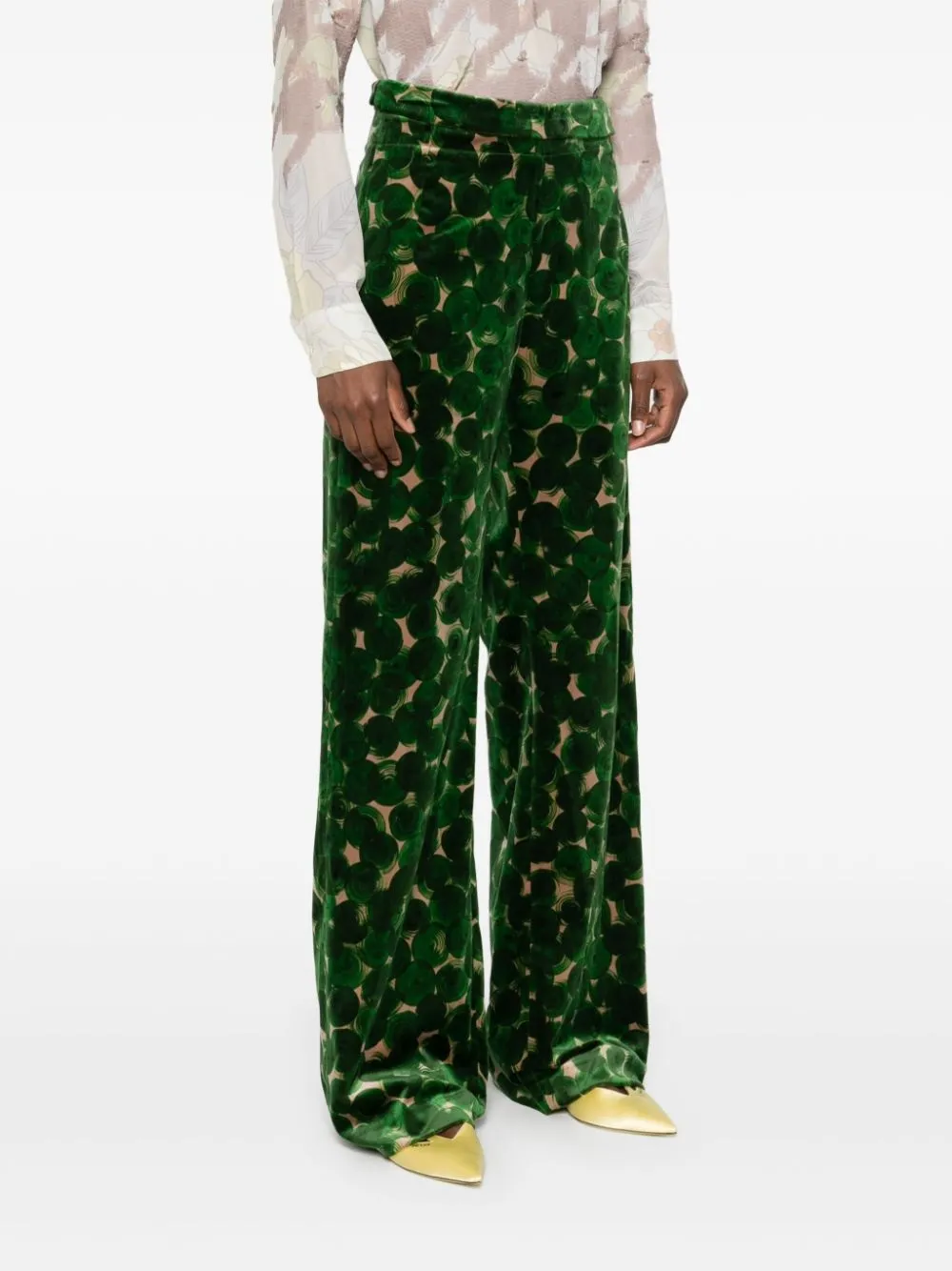 Pattern Casual Pants