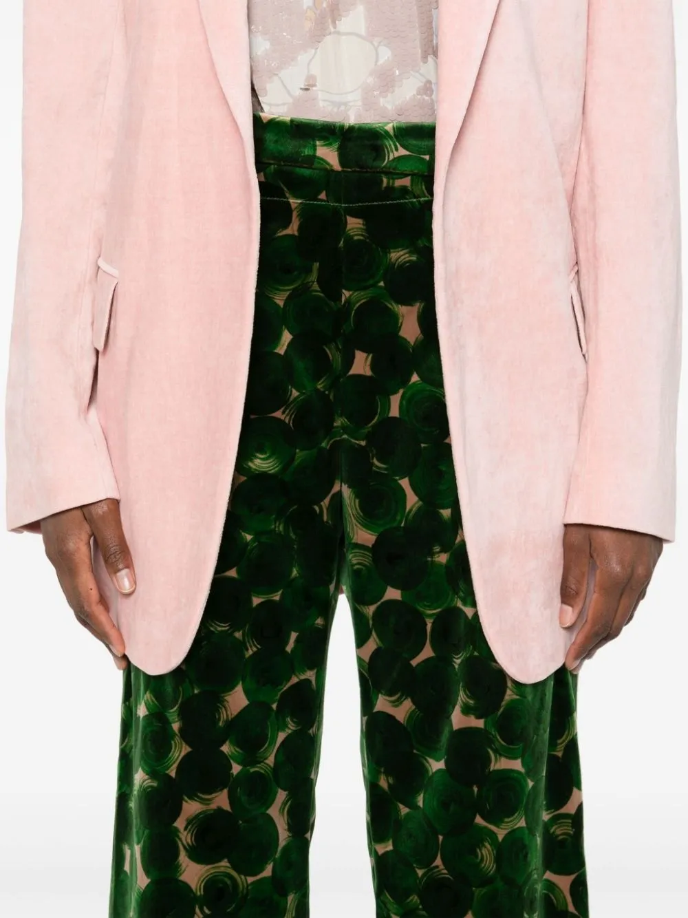 Pattern Casual Pants