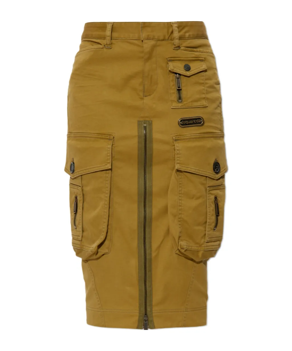 Zip Detailed Skirt
