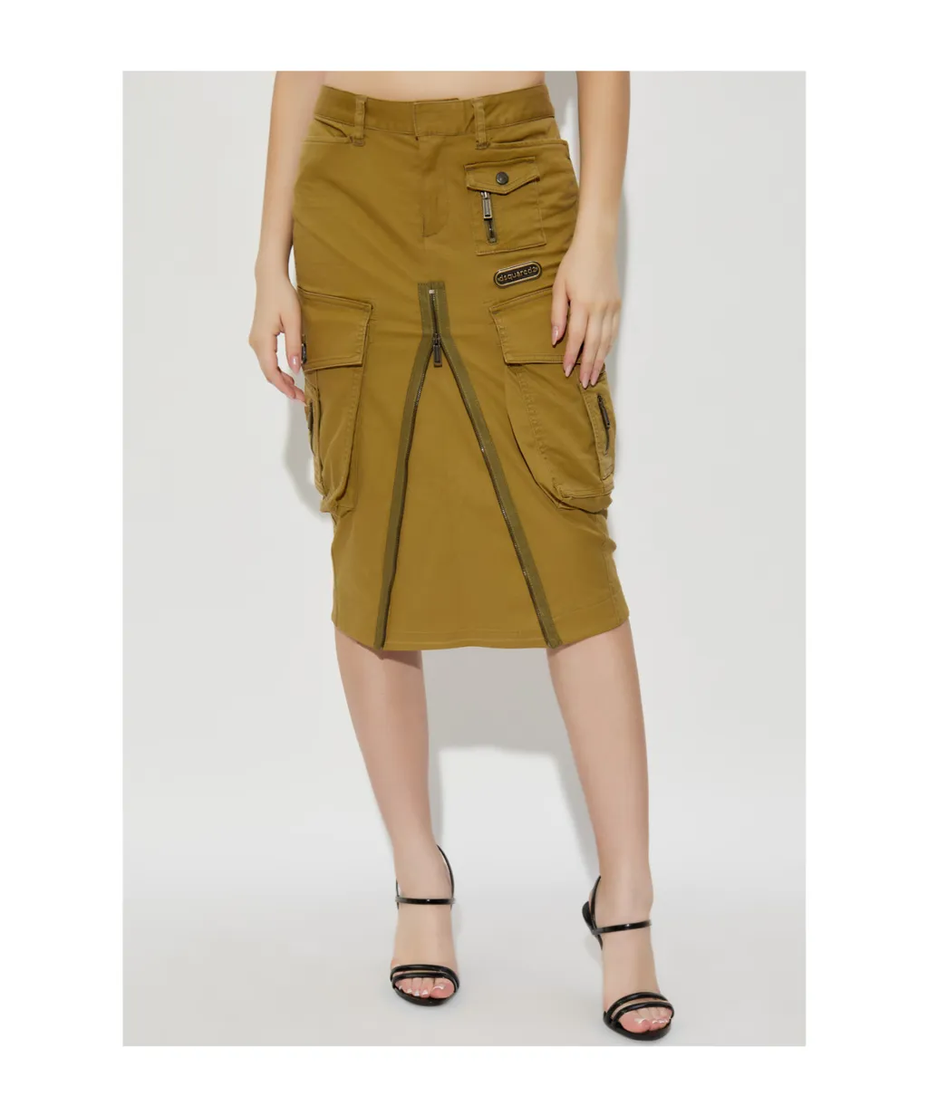Zip Detailed Skirt