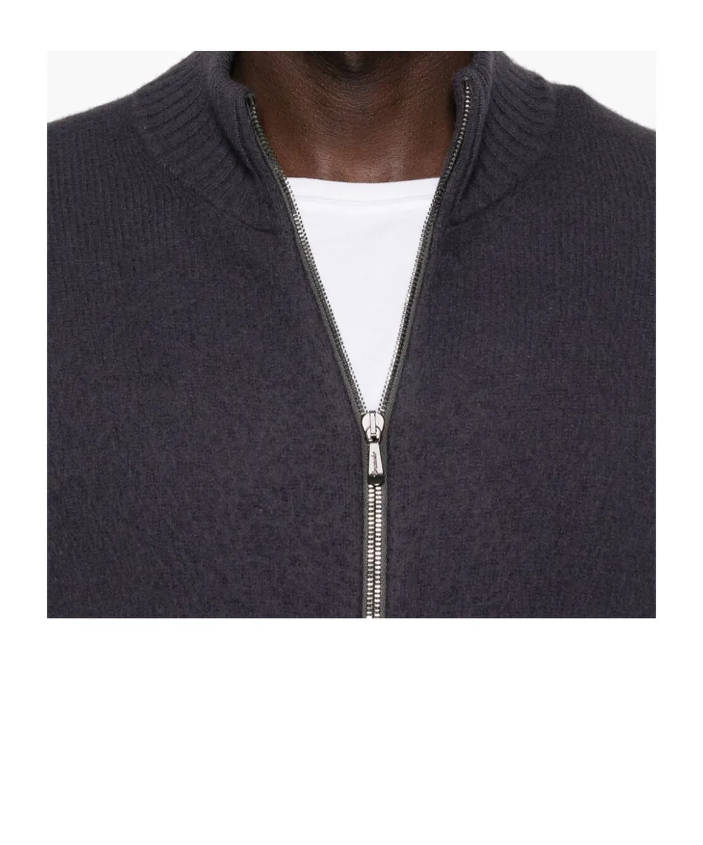 Zip-Up Cardigan