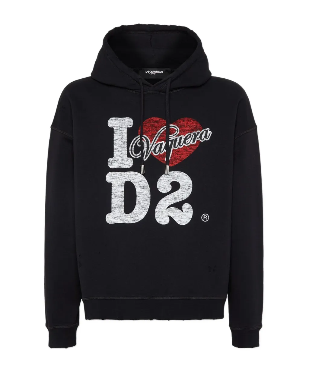 Logo-Print Cotton Hoodie
