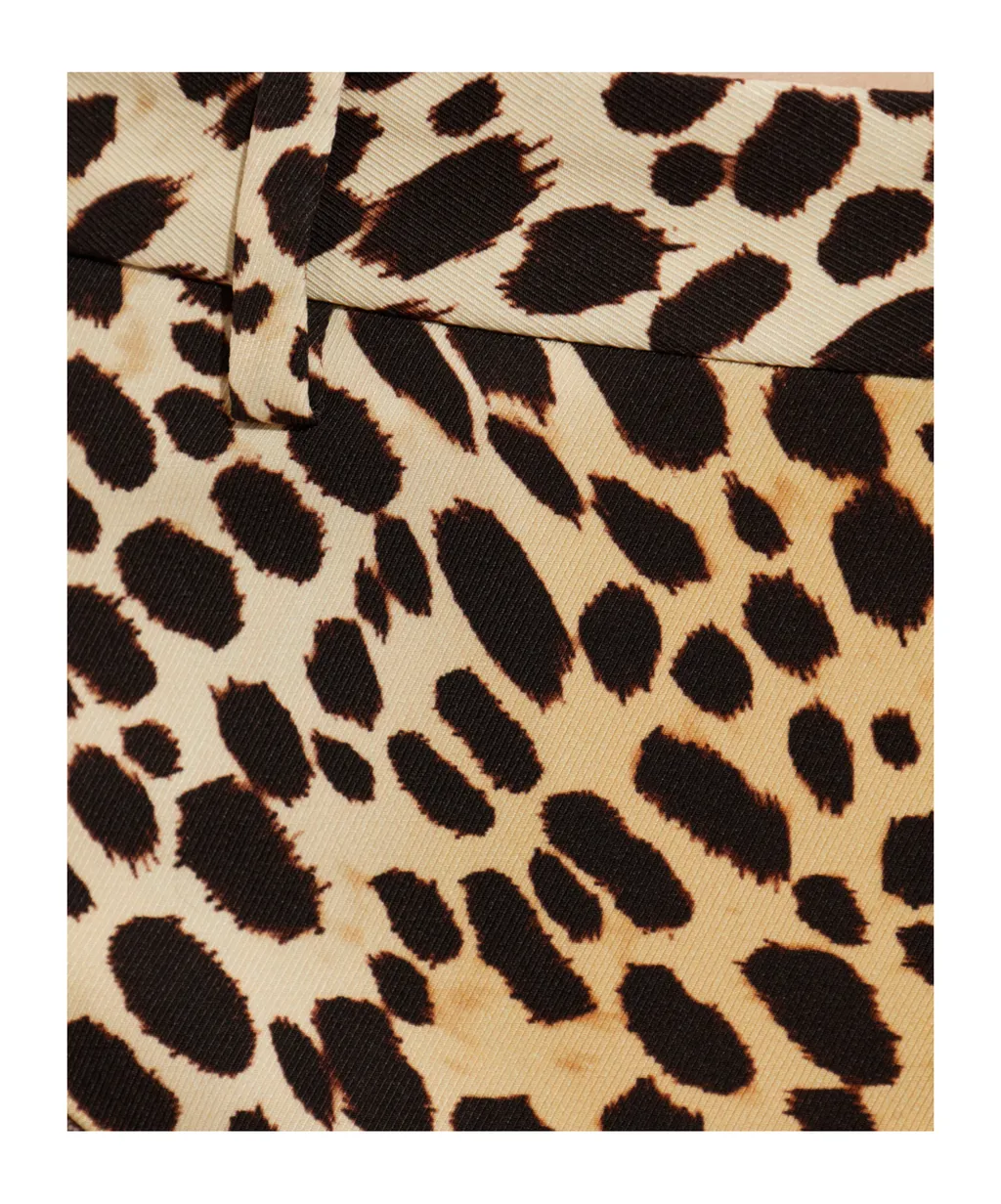 Leopard Printed Shorts