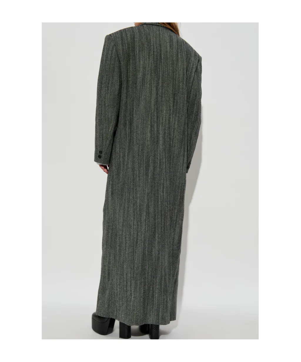 Double-Breasted Long Coat