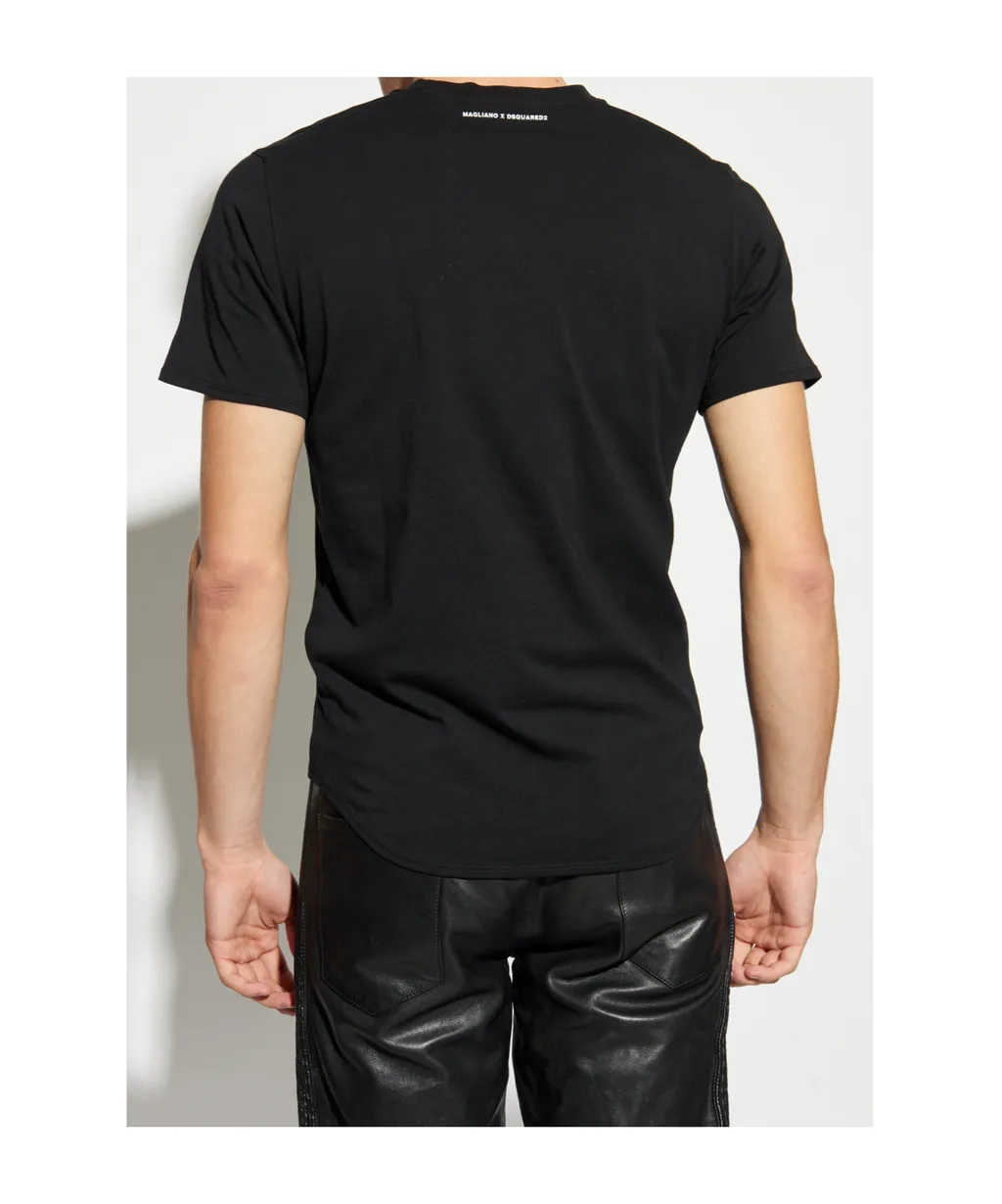 Logo Embroidered Crewneck T-Shirt