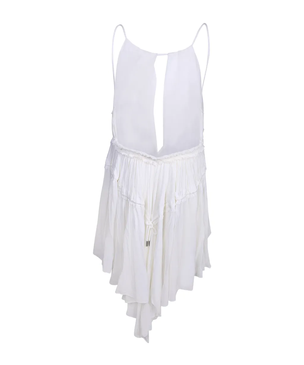 Open-Back Mini Dress