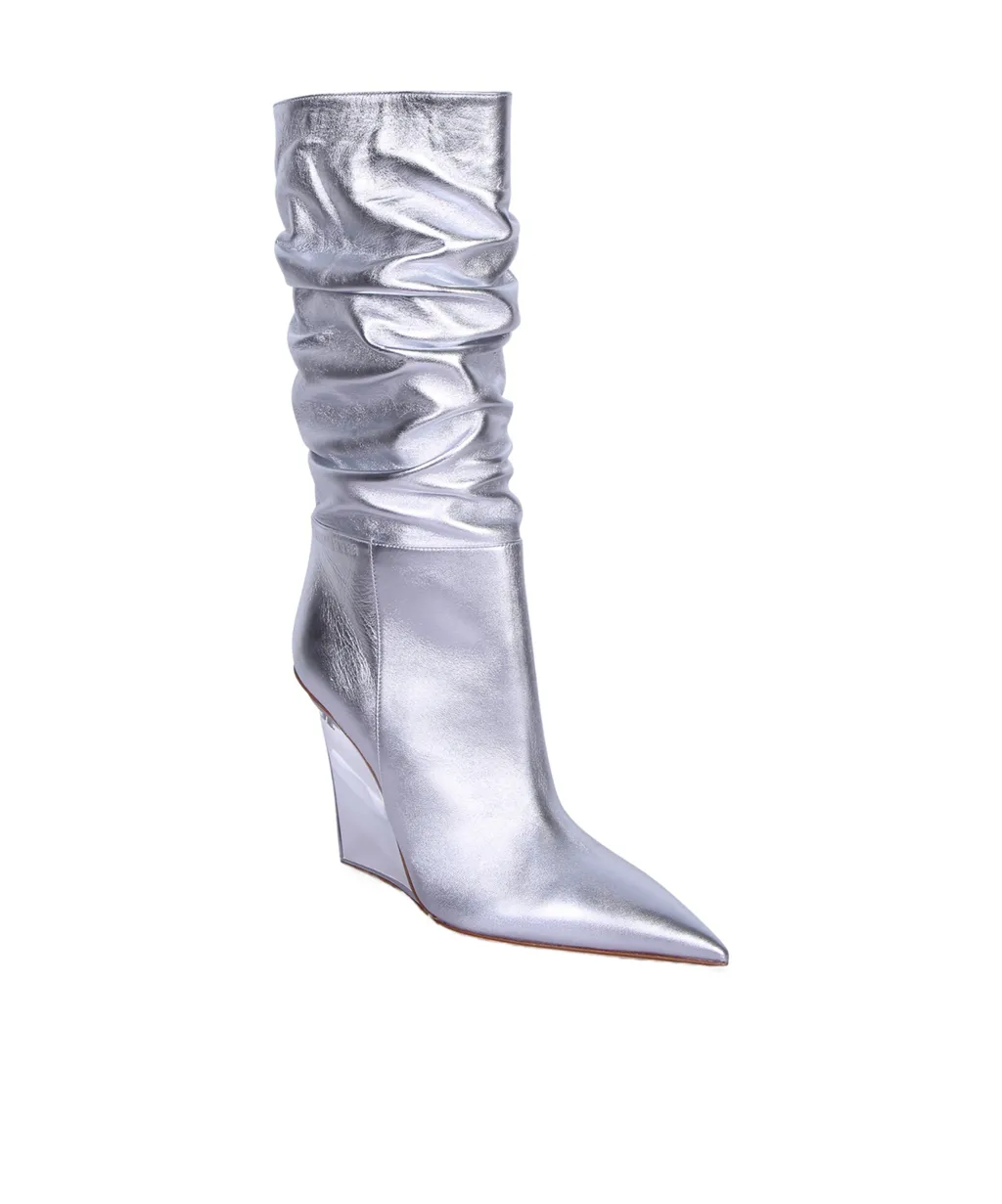 Pointed Toe Knee High Boots