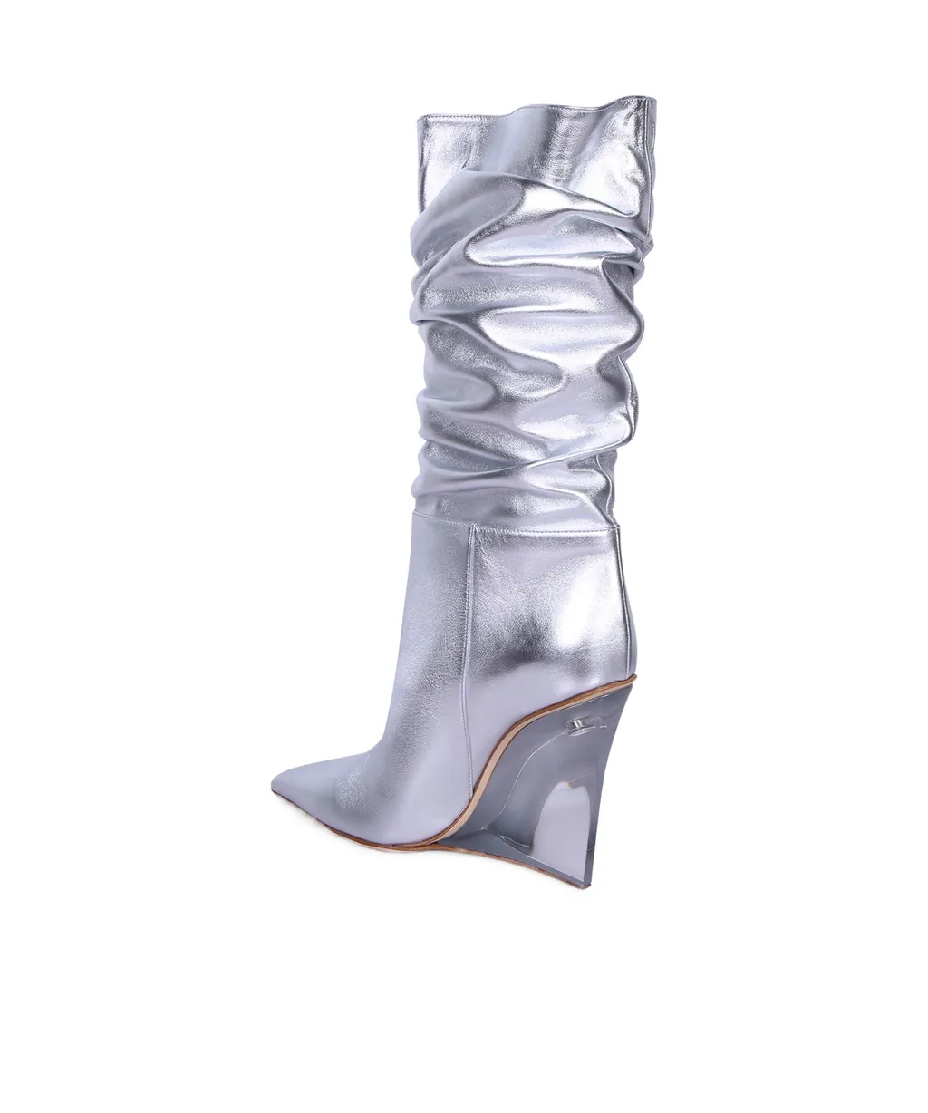 Pointed Toe Knee High Boots