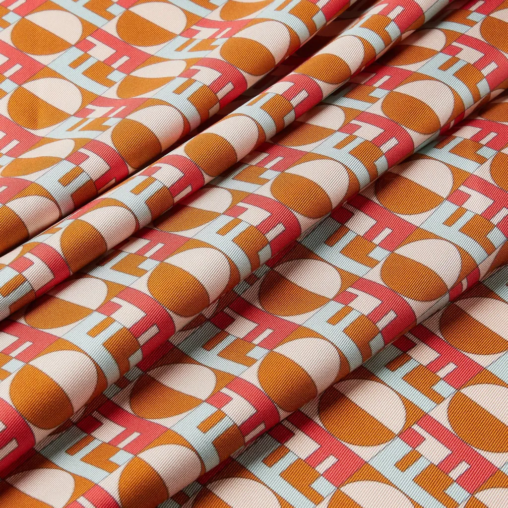 Logo Printed Finished Edge Scarf