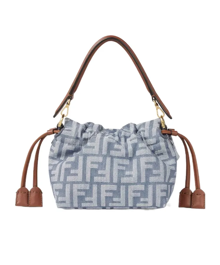 Mamma Baguette Ff Jacquard Small Shoulder Bag