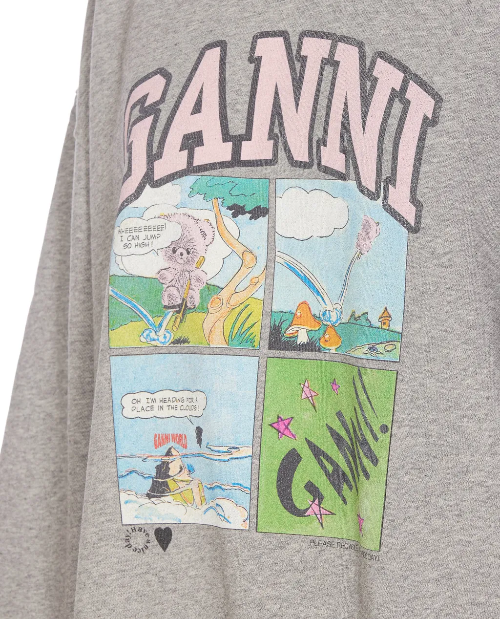 Logo Printed Oversized Sweatshirt