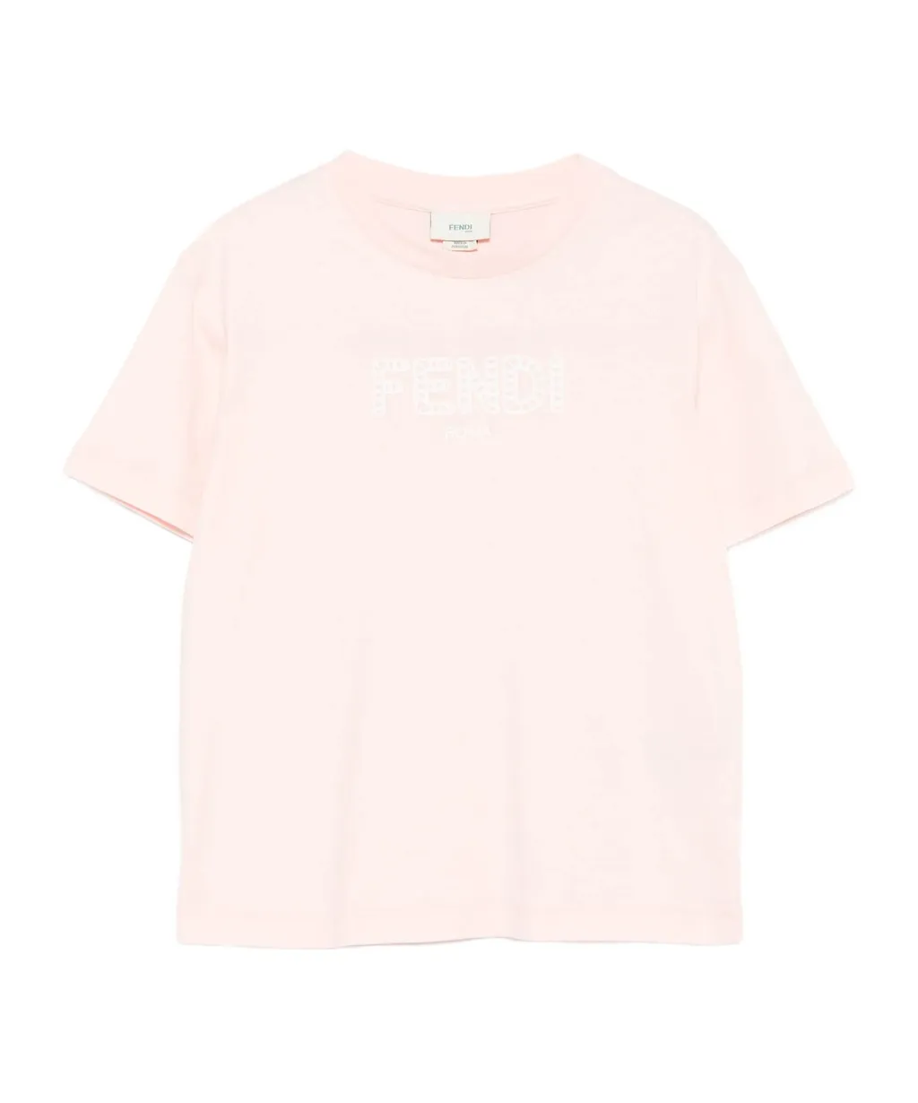 Embroidered Crew-Neck T-Shirt