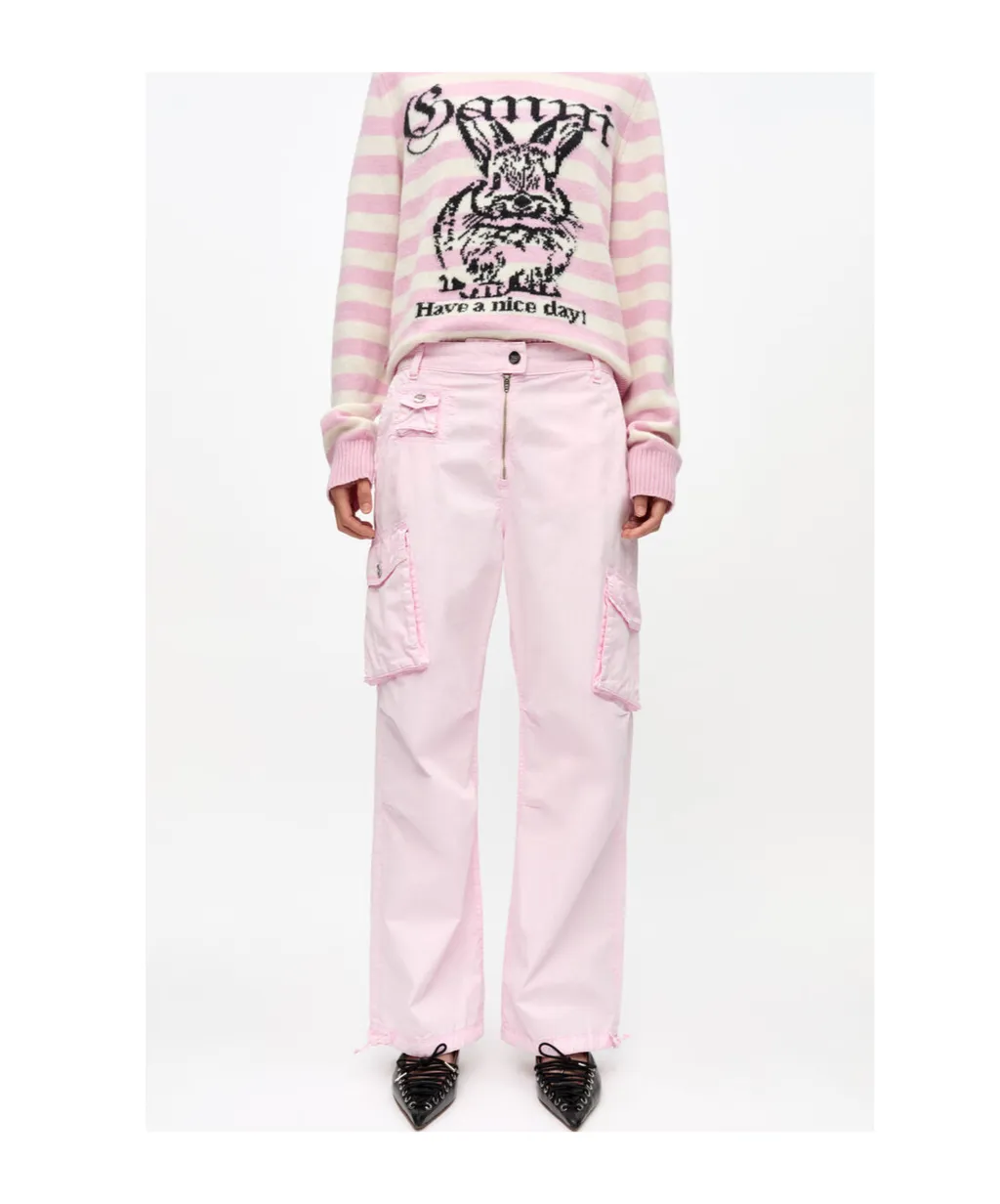 Washed Cotton Twill Trousers