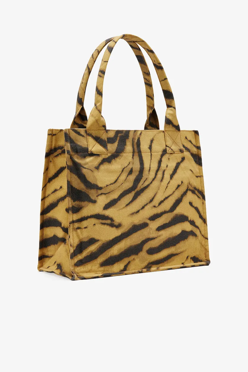 Zebra Printed Large Tote Bag