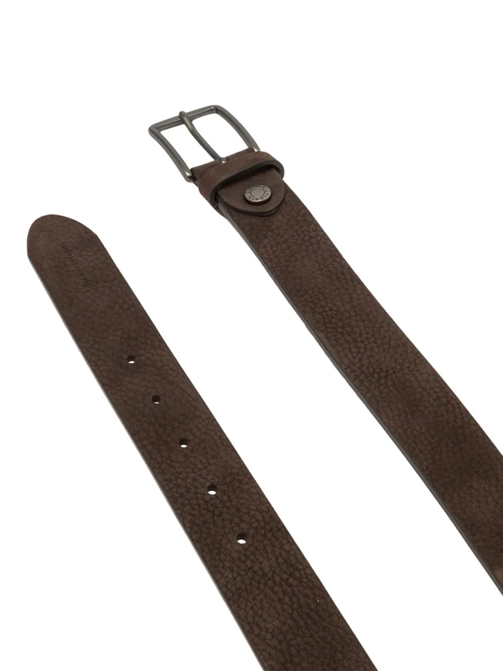 Nubuck Leather Buckle Belt