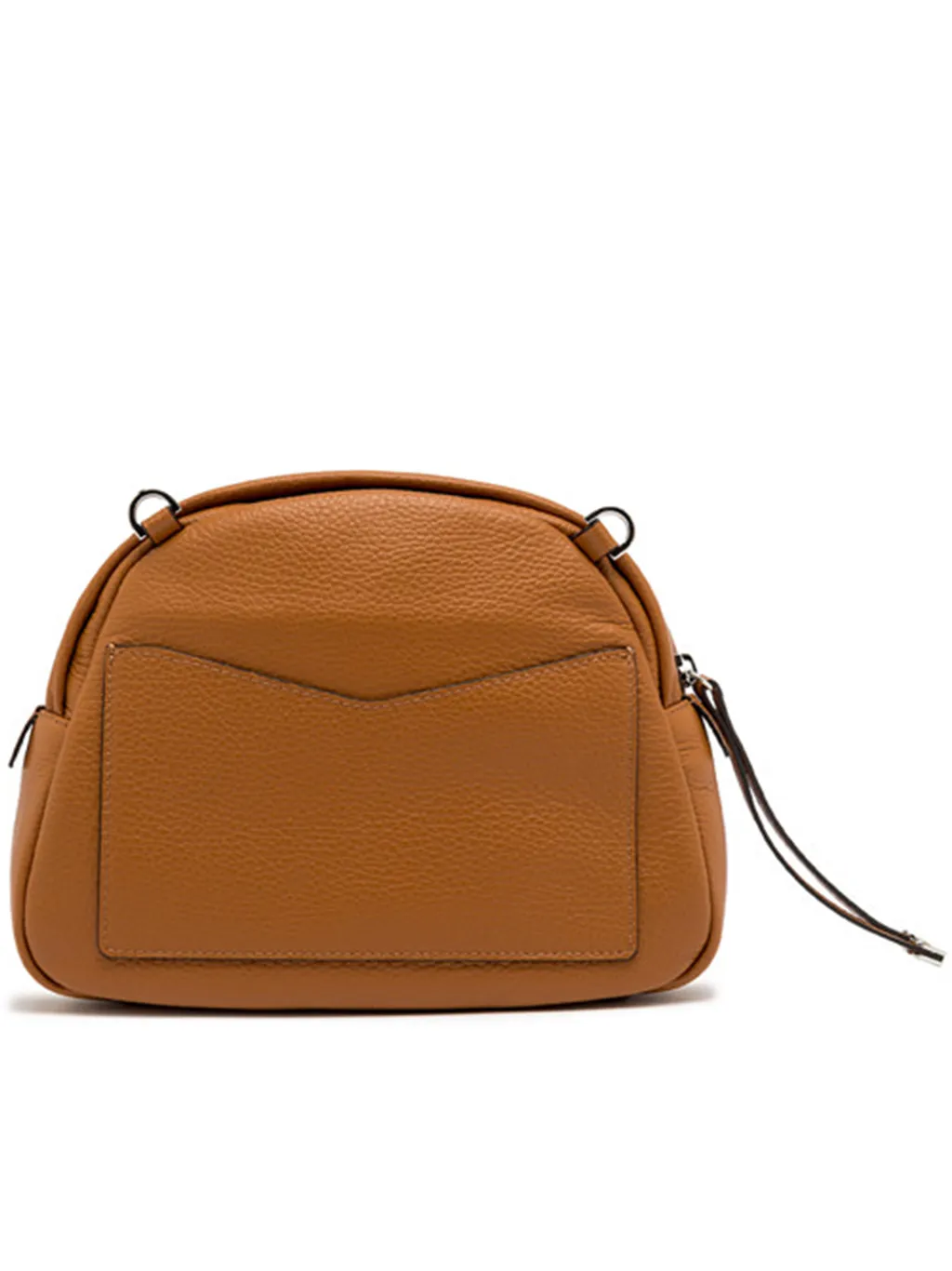 Grained-Leather Crossbody Bag