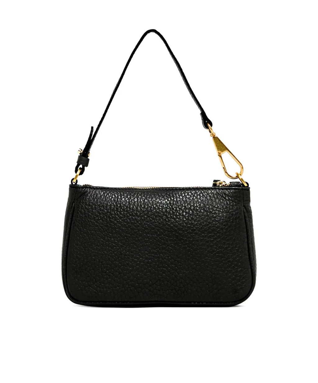 Zippered Shoulder Bag