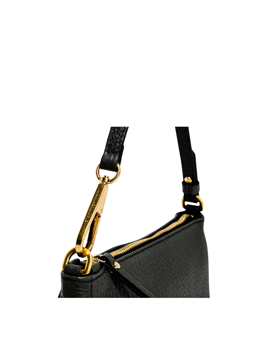 Zippered Shoulder Bag
