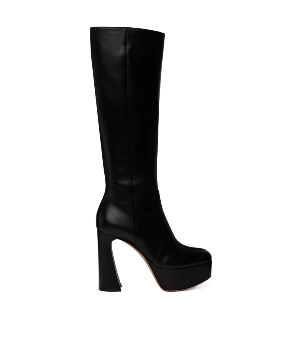Thick And High-Heeled Boots With Thick Soles