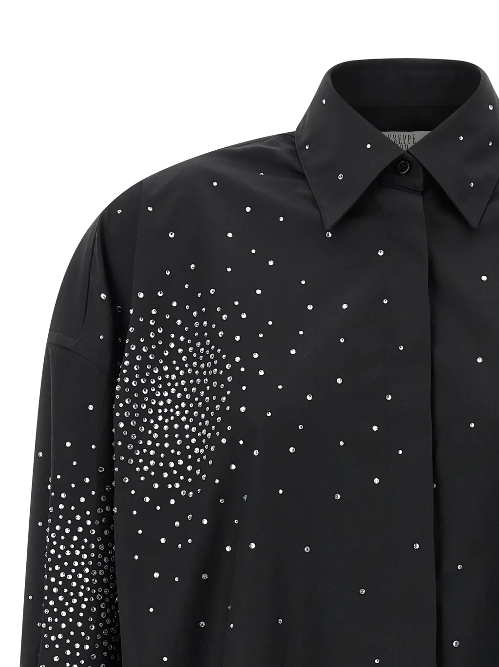 Rhinestone Oversized Shirt