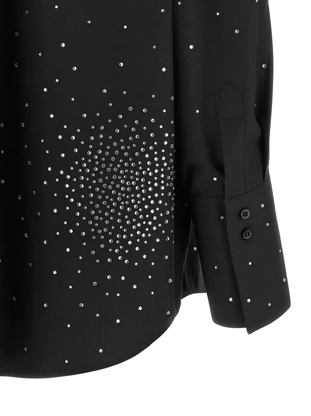 Rhinestone Oversized Shirt