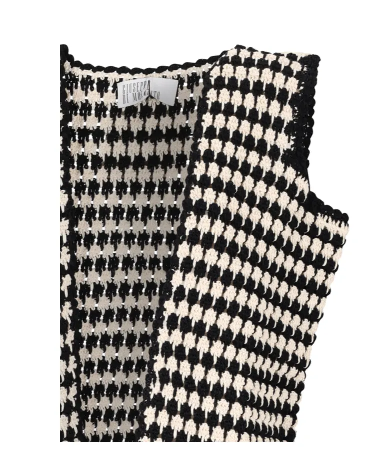Crochet Open-Front Gilet