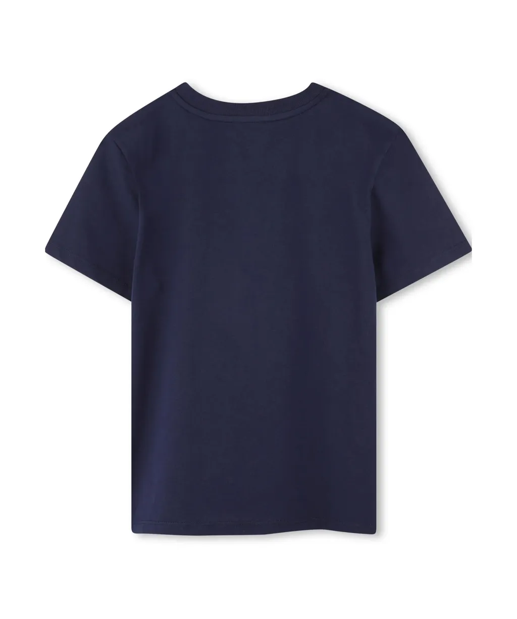 Shell-Printed Crew Neck T-Shirt