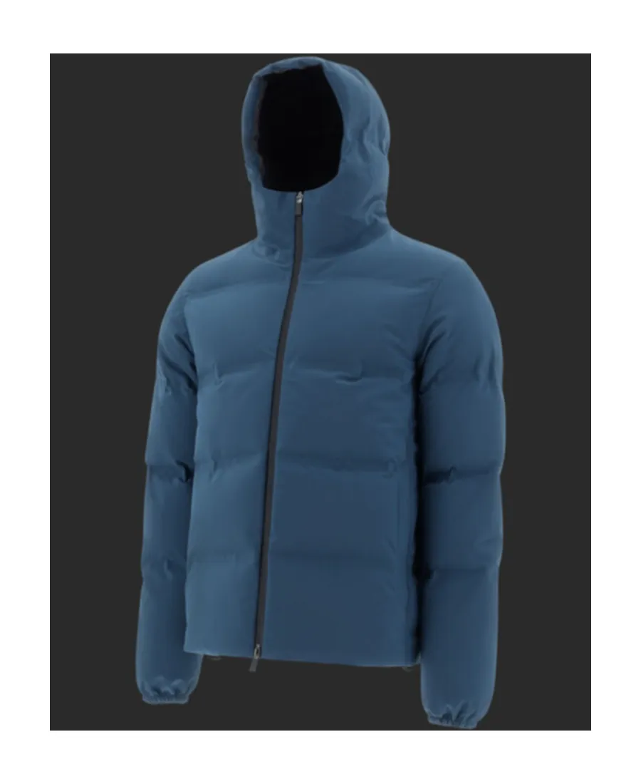 Zip-Up Hooded Down Jacket