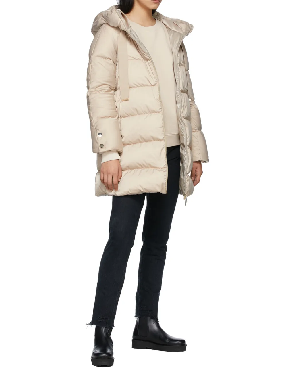 Raso Zip-Up Padded Coat