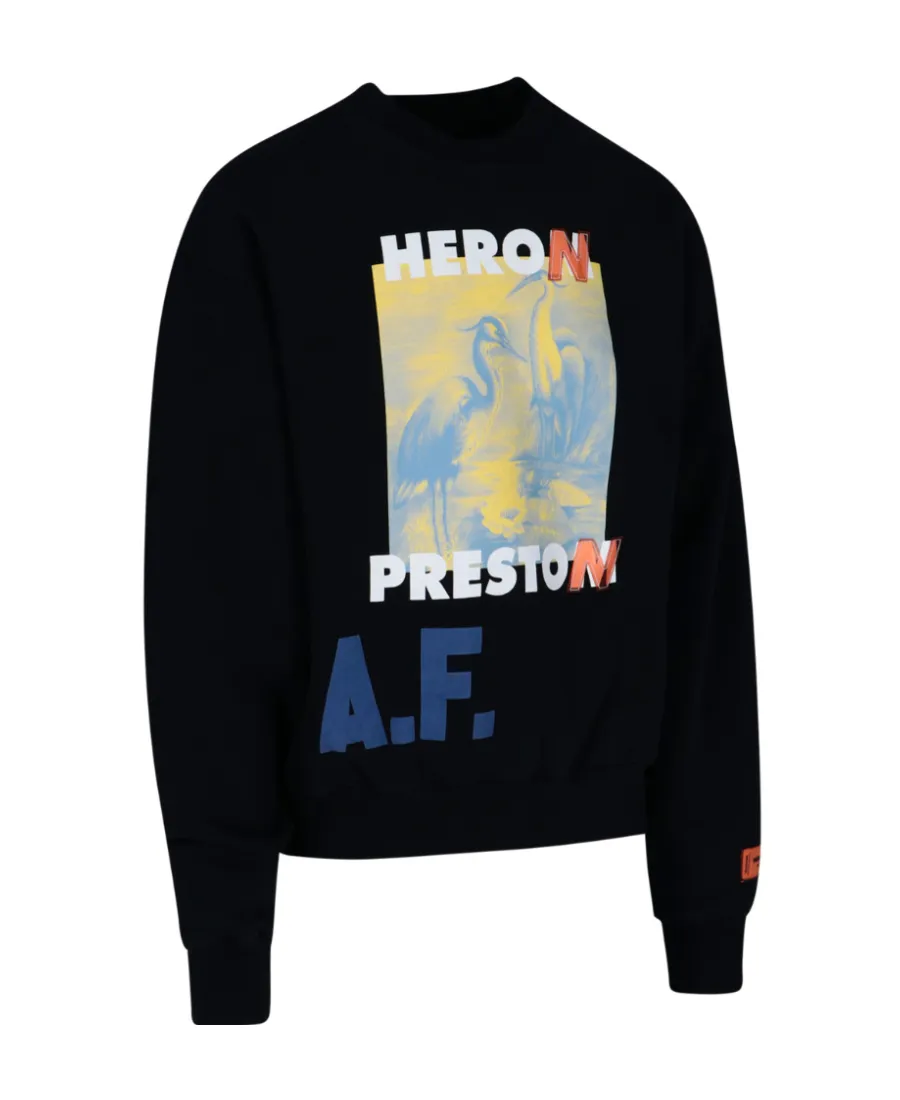 Graphic Printed Crewneck Sweatshirt