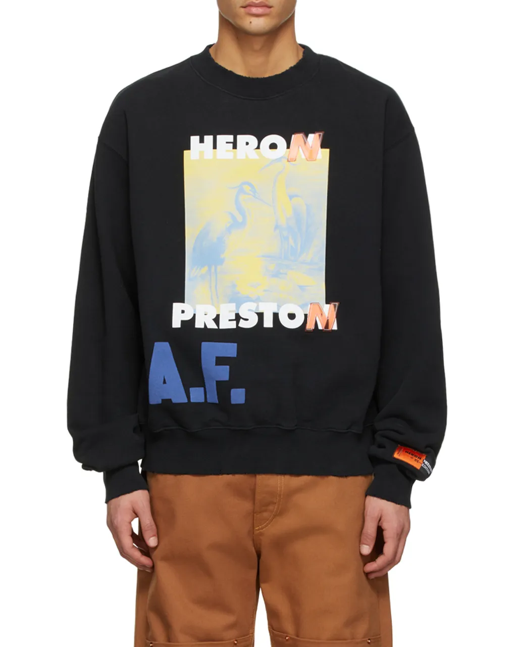 Graphic Printed Crewneck Sweatshirt