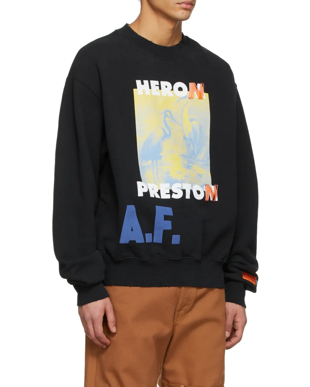 Graphic Printed Crewneck Sweatshirt