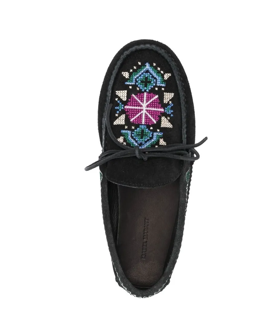 Logo Flat Loafers